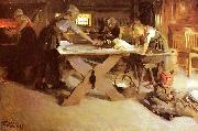 Anders Zorn Bread Baking oil painting on canvas
